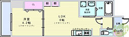 アーバネックストヨナカ 1LDKの間取図画像