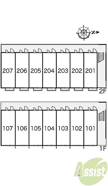 レオパレスグリーンフォレストＢ ｜大阪府豊中市庄本町2丁目(賃貸アパート1K・2階・20.01㎡)の写真 その11