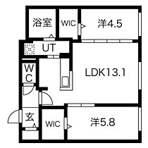 北海道札幌市中央区南二条西18丁目（賃貸マンション2LDK・4階・55.36㎡） その2