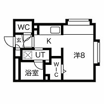 北海道札幌市豊平区平岸三条9丁目（賃貸マンション1K・4階・22.48㎡） その2