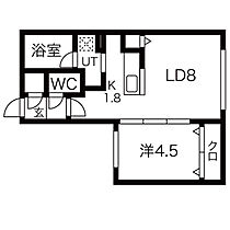 北海道札幌市北区麻生町1丁目（賃貸マンション1LDK・2階・33.11㎡） その2