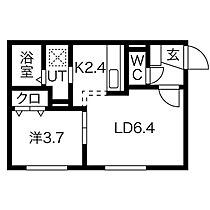 北海道札幌市中央区南十四条西1丁目（賃貸マンション1LDK・4階・29.02㎡） その2