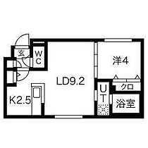 北海道札幌市中央区北五条西19丁目（賃貸マンション1LDK・3階・34.96㎡） その2