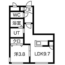北海道札幌市中央区南二条西18丁目（賃貸マンション1LDK・1階・33.54㎡） その2