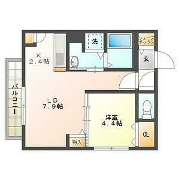 北海道札幌市北区北三十条西4丁目(賃貸マンション1LDK・2階・36.48㎡)の写真 その2