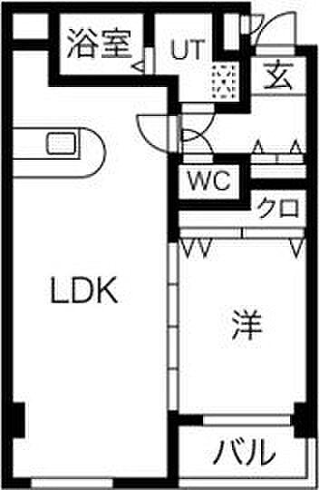 北海道札幌市豊平区平岸一条3丁目(賃貸マンション1LDK・4階・51.00㎡)の写真 その2