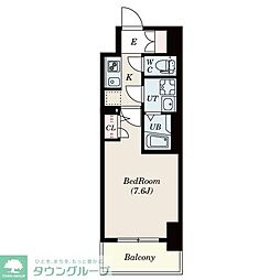 S-RESIDENCE葵 10階1Kの間取り