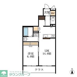 間取図画像 1LDK