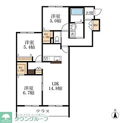 間取図画像 3LDK