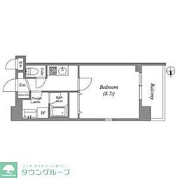 Cion Nagoya meieki 3階1Kの間取り