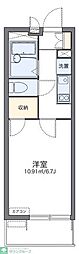 レオパレスルミエール筒井 1階1Kの間取り