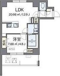 名古屋市営東山線 今池駅 徒歩6分の賃貸マンション 5階1LDKの間取り