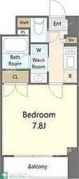 RESIDENCEKANAYAMASQUARE 1Kの間取図画像