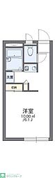 レオパレス丸山 1Kの間取図画像