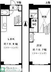 RESIDIA東桜2 1LDKの間取図画像