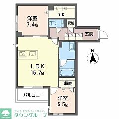 物件の間取り