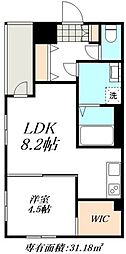 Move名城公園 1LDKの間取図画像