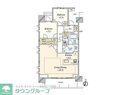ザ・パークハウス丸の内三丁目 2SLDKの間取図画像