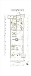 オープンレジデンシア栄 1LDKの間取図画像