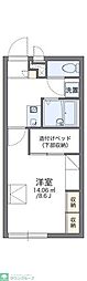レオパレス赤坂北棟 1Kの間取図画像