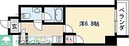 エルザビル名古屋駅前 1Kの間取図画像