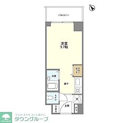 ディオケネス ワンルームの間取図画像