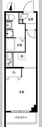 クリアルプレミア目黒（CREAL premier目黒） 1階1Kの間取り