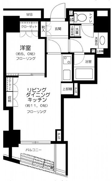 ザ・パークハウス西麻布レジデンス 3｜東京都港区西麻布４丁目(賃貸マンション1LDK・3階・43.19㎡)の写真 その2