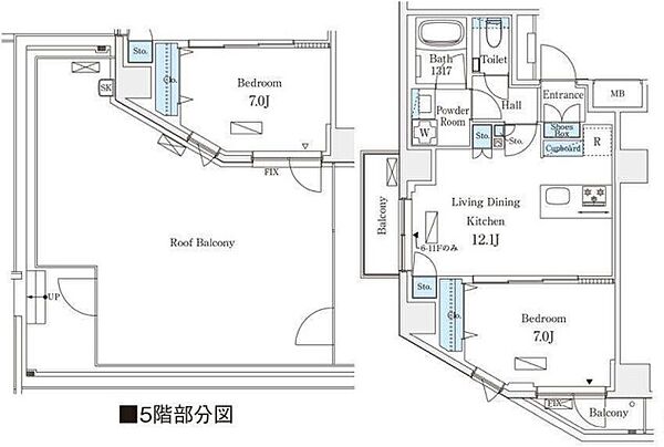 オーパスレジデンス南青山 505｜東京都港区南青山４丁目(賃貸マンション1LDK・5階・46.53㎡)の写真 その2