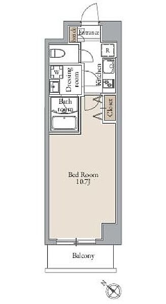 グランフェリシア巣鴨 402｜東京都豊島区巣鴨４丁目(賃貸マンション1K・4階・30.44㎡)の写真 その2