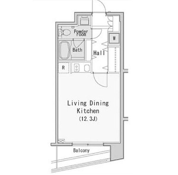 レジディア西麻布 514｜東京都港区西麻布４丁目(賃貸マンション1R・5階・33.18㎡)の写真 その2