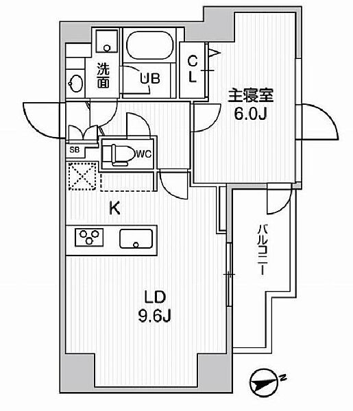 ＡＬＴＥＲＮＡ南大井 403｜東京都品川区南大井３丁目(賃貸マンション1LDK・4階・41.11㎡)の写真 その2