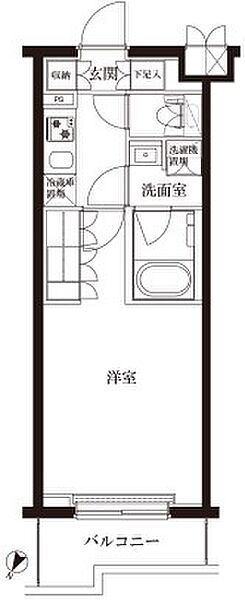 ルーブル蓮根弐番館 205｜東京都板橋区蓮根１丁目(賃貸マンション1K・2階・26.35㎡)の写真 その2