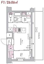 シーフォルム西巣鴨 405 ｜ 東京都北区滝野川３丁目43-未定（賃貸マンション1DK・4階・26.06㎡） その2