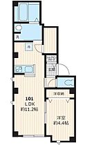 麻布イーストハウス 101 ｜ 東京都港区東麻布２丁目23-8（賃貸マンション1LDK・1階・40.68㎡） その2