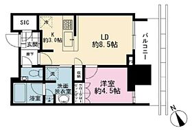 ブランズタワー芝浦 1507 ｜ 東京都港区芝浦２丁目9-1（賃貸マンション1LDK・15階・40.79㎡） その2