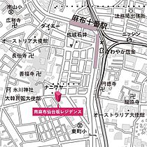 南麻布仙台坂レジデンス 301 ｜ 東京都港区南麻布１丁目5-1（賃貸マンション1LDK・3階・45.14㎡） その29