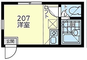 神奈川県横浜市鶴見区下末吉4丁目9-17（賃貸アパート1R・2階・12.14㎡） その2