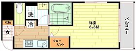 大阪府大阪市都島区中野町4丁目（賃貸マンション1K・2階・22.72㎡） その2