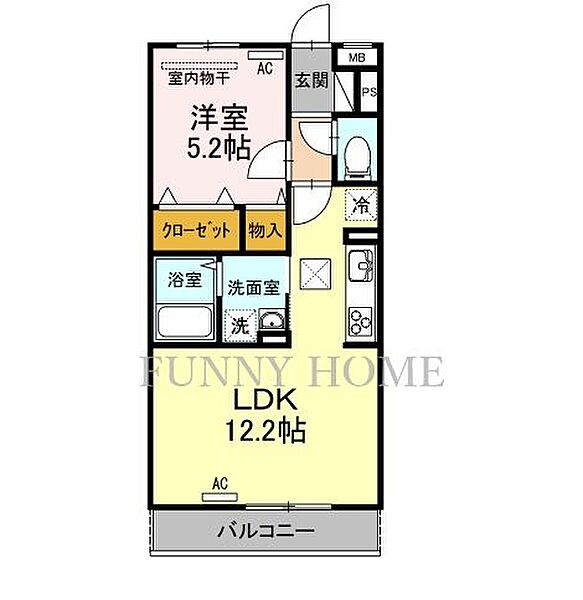 東京都目黒区碑文谷5丁目(賃貸アパート1LDK・1階・41.67㎡)の写真 その2