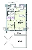 東京都目黒区上目黒3丁目（賃貸マンション1LDK・1階・33.60㎡） その2