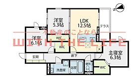 ELGRAND上津  ｜ 福岡県久留米市御井町2144（賃貸アパート3LDK・1階・78.13㎡） その2