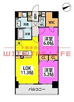 (仮)イーストガーデン久留米本町  ｜ 福岡県久留米市本町12-28（賃貸マンション2LDK・4階・55.68㎡） その2