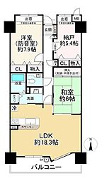 間取図画像 2SLDK