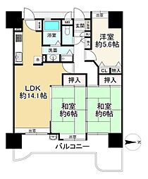 間取図画像 3LDK
