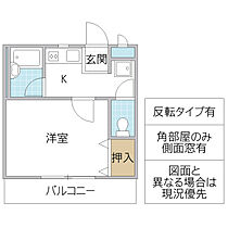 グランパルAZ  III 108号室 ｜ 茨城県水戸市堀町（賃貸マンション1K・1階・24.96㎡） その2