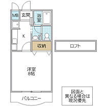 グランクレール 2番館 308号室 ｜ 茨城県水戸市堀町（賃貸マンション1K・3階・27.00㎡） その2