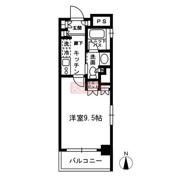 レジディア中落合 C404｜東京都新宿区中落合１丁目(賃貸マンション1K・4階・30.19㎡)の写真 その2