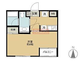 東京都新宿区中落合２丁目（賃貸マンション1K・1階・26.48㎡） その2