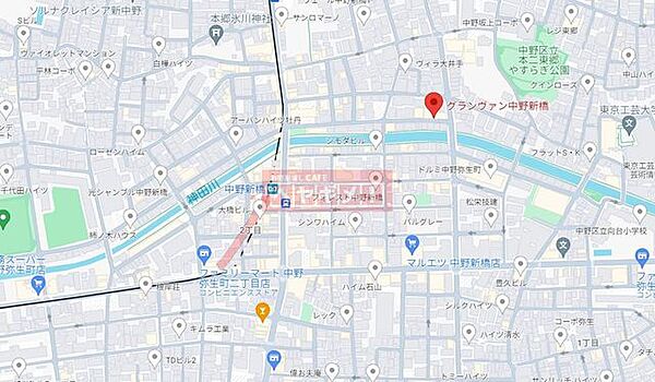 グランヴァン中野新橋 504｜東京都中野区本町３丁目(賃貸マンション1LDK・5階・39.80㎡)の写真 その14